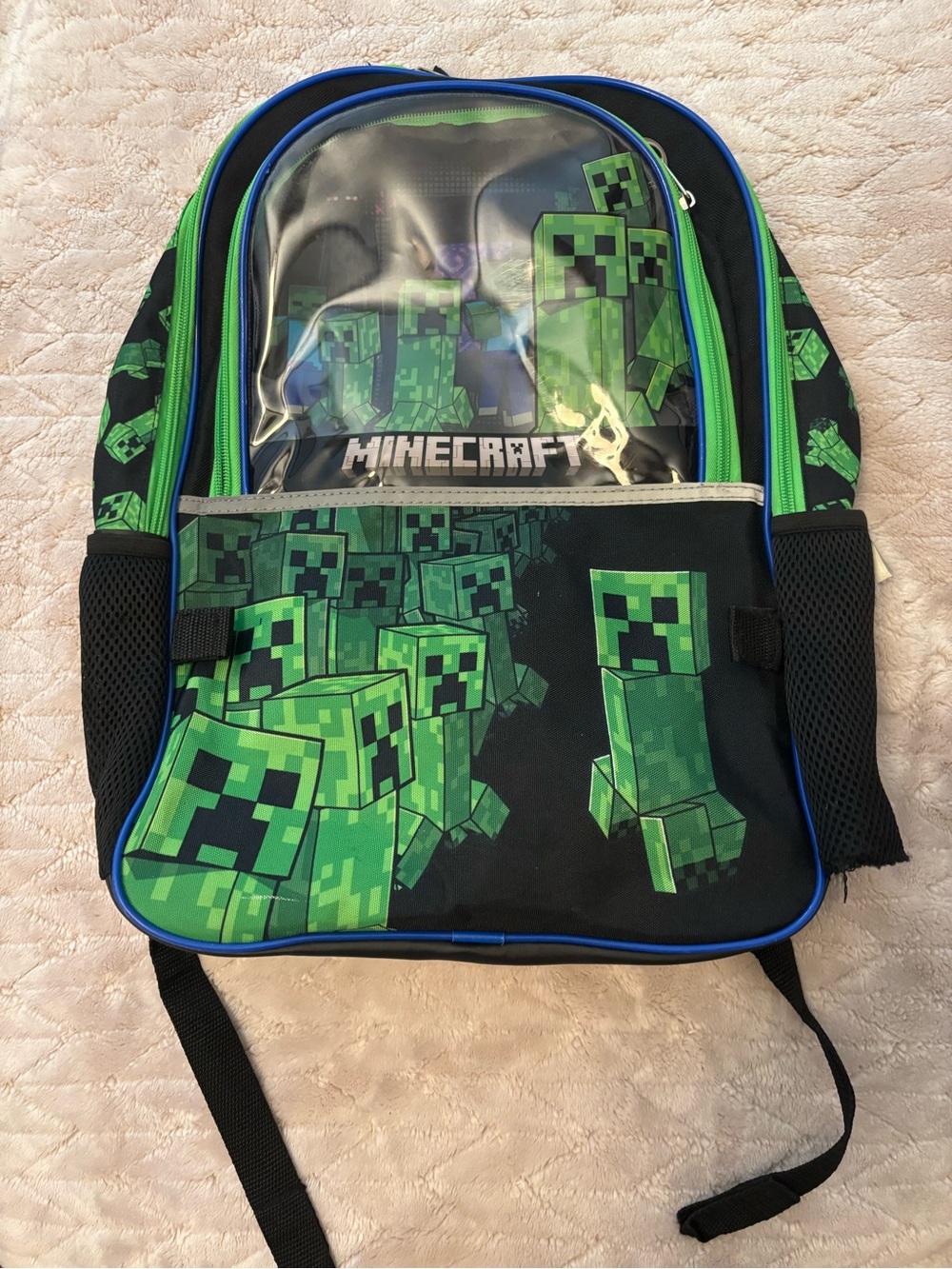 Minecraft Creeper Kids Backpack - Green